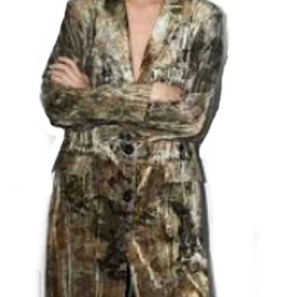 ZARA Tie Dyed Velvet Coat Size XS